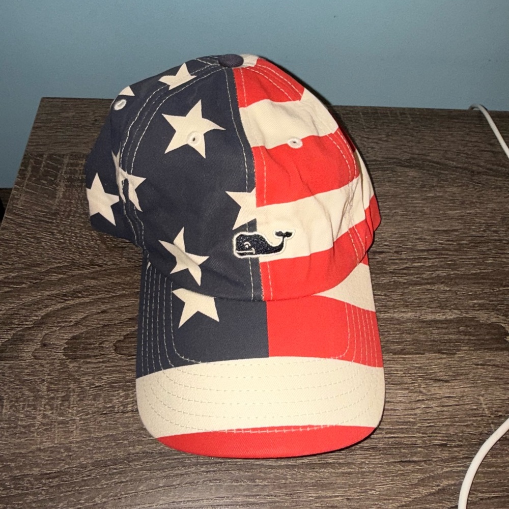 Vineyard Vines American flag hat